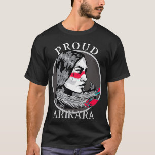 Camiseta Arikara American Indian Tribe Warribe Chica Feathe