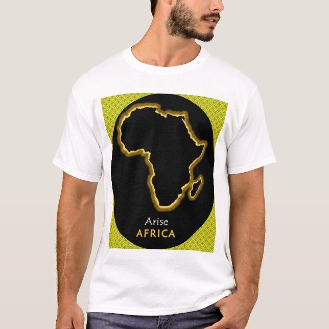 Camiseta Arise Africa. (Anverso)