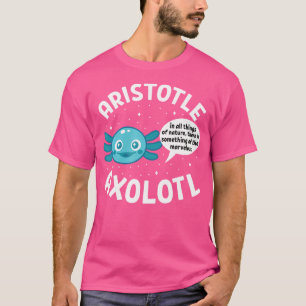 Camiseta Aristóteles Axolotl Famoso filósofo mexicano Salam