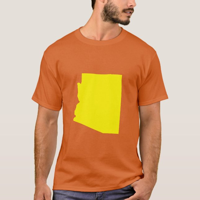 Camiseta Arizona Amarillo (Anverso)