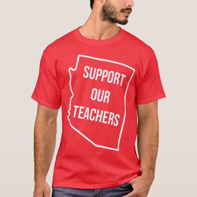 Camiseta Arizona apoya a nuestros profesores (Anverso)