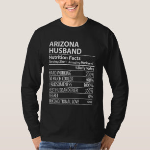 Camiseta ARIZONA AZ ESPOSO Información Nutricional Hombres