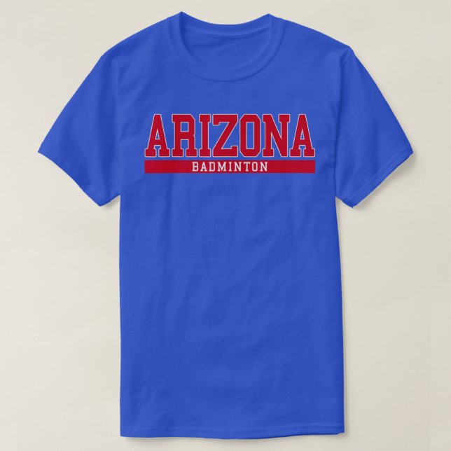Camiseta Arizona Badminton (Diseño del anverso)