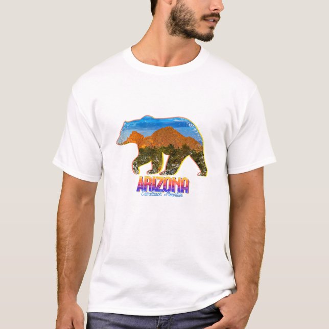 Camiseta Arizona Bear Wilderness Camelback Mountain Lover (Anverso)