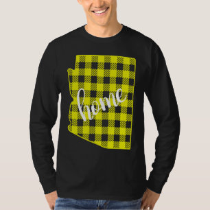 Camiseta Arizona Búfalo Cuadro Estado de Origen País Amaril