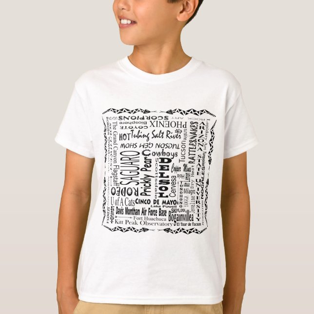 Camiseta Arizona Buzz Words (Anverso)