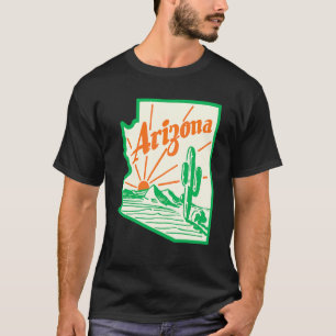 Camiseta Arizona Cactus Vintage Travel