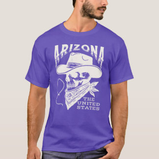 Camiseta Arizona Cowboy Skull Beige