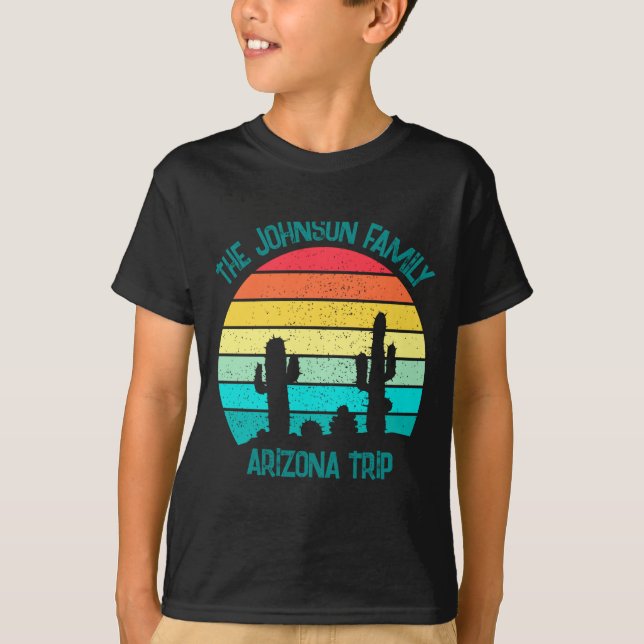 Camiseta Arizona Desert Cactus Sunset Trip Kids  (Anverso)