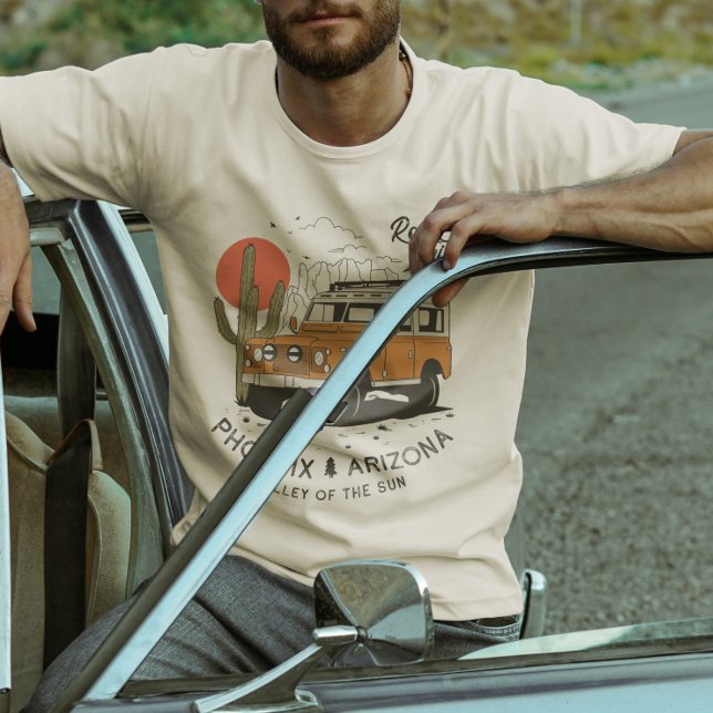 Camiseta Arizona Desert Sunset Road Trip Cactus Phoenix (Arizona Desert Sunset Road Trip Cactus Phoenix T-Shirt)