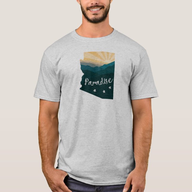 Camiseta Arizona es paraíso (Anverso)
