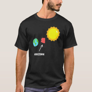 Camiseta Arizona Es Un Diseño Caliente Entre La Tierra Y El