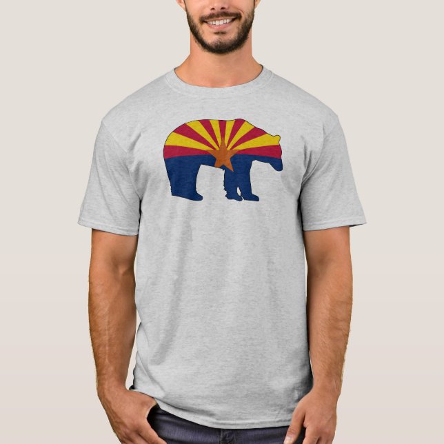 Camiseta Arizona Flag Bear (Anverso)