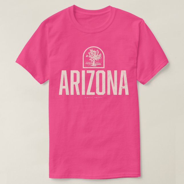 Camiseta Arizona Joshua Tree Tan (Diseño del anverso)