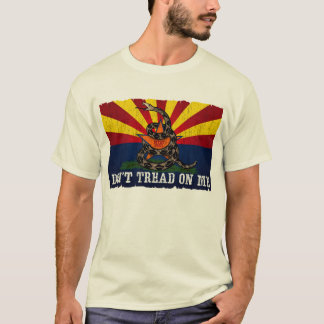 Camiseta Arizona: No pise en mí (el vintage)