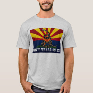 Camiseta Arizona: No pise en mí (limpio)