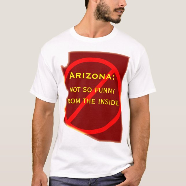 Camiseta Arizona: no tan divertido del interior (Anverso)