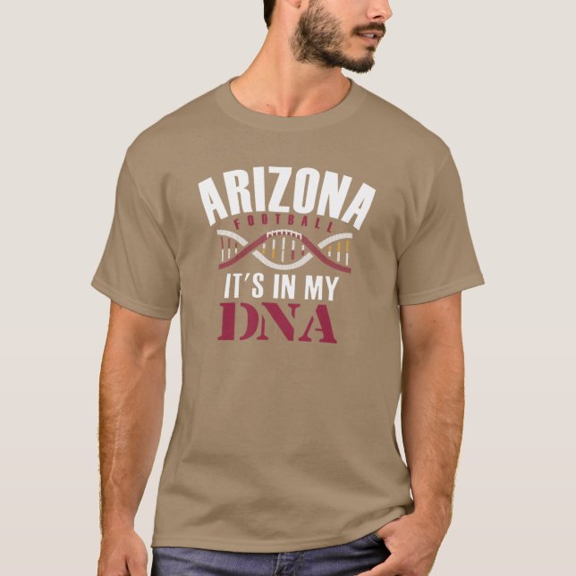 Camiseta Arizona Orgullosa De Que Es Fanático En Mi ADN (Anverso)