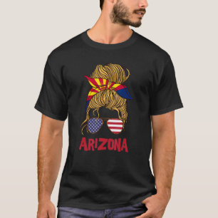 Camiseta Arizona Para Chicas Arizona Orgullosa Bandera Esta