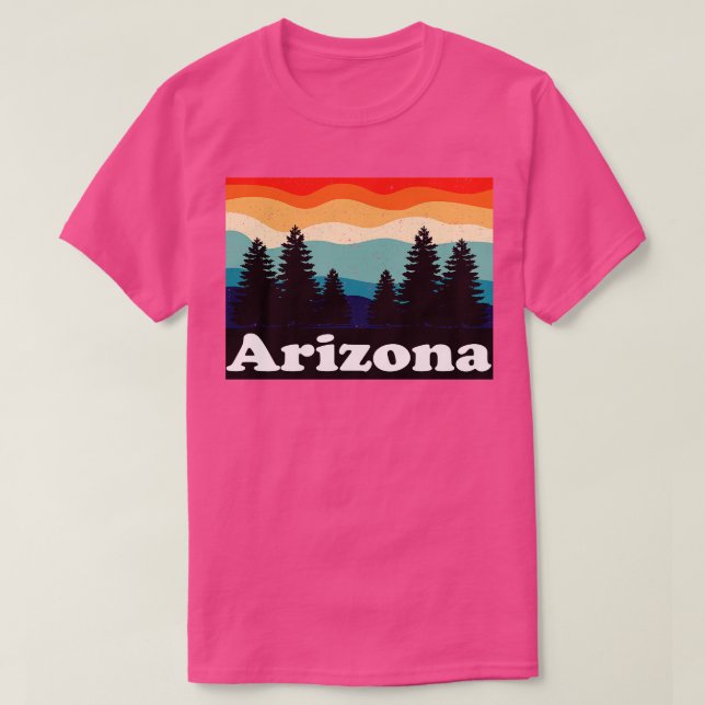 Camiseta Arizona Retro (Diseño del anverso)