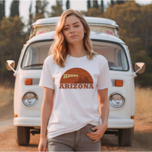 Camiseta Arizona Sedona paisaje vintage az retro