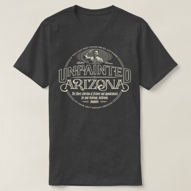 Camiseta Arizona sin pintar (Diseño del anverso)