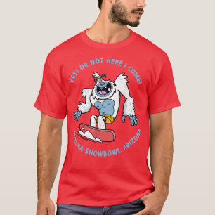 Camiseta Arizona Snowbowl, Arizona Yeti Snowboarding Vacati