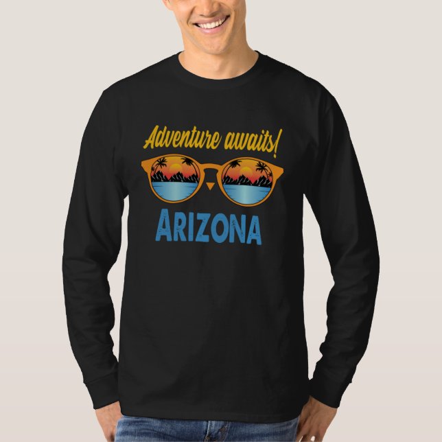 Camiseta Arizona Souvenir Love Travel Trip Usa States Arizo (Anverso)