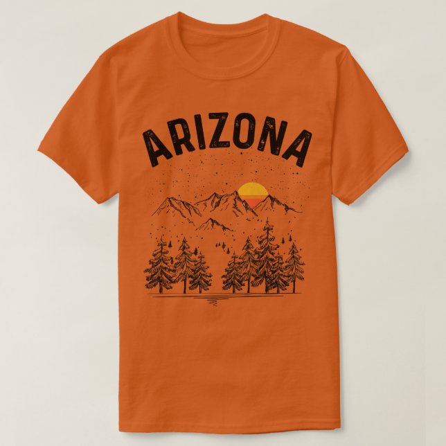 Camiseta Arizona State Vintage Retro (Diseño del anverso)