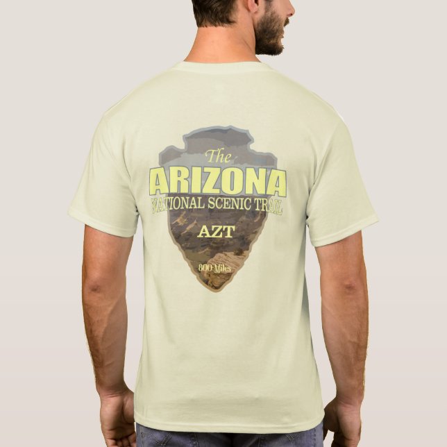 Camiseta Arizona Trail (punta de flecha) (Reverso)