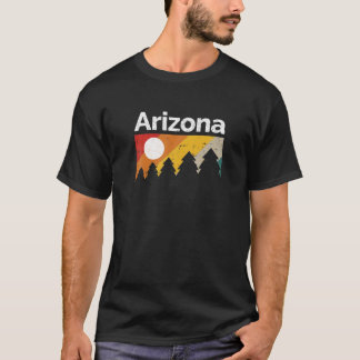 Camiseta Arizona Vintage Sunset Outdoor Senderismo Souvenir