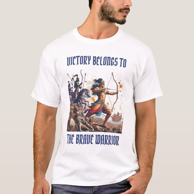 Camiseta Arjuna Los Guerreros Blancos (Anverso)