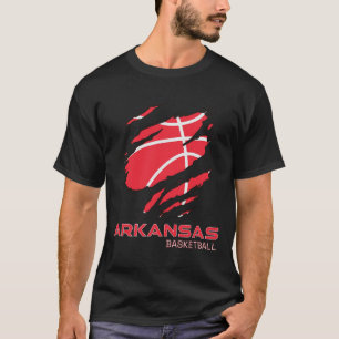 Camiseta Arkansan Hoops Fan Souvenir Gift Ar Arkansas Byske