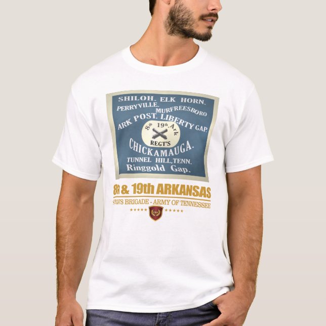 Camiseta Arkansas 8 y 19 (F10) (Anverso)
