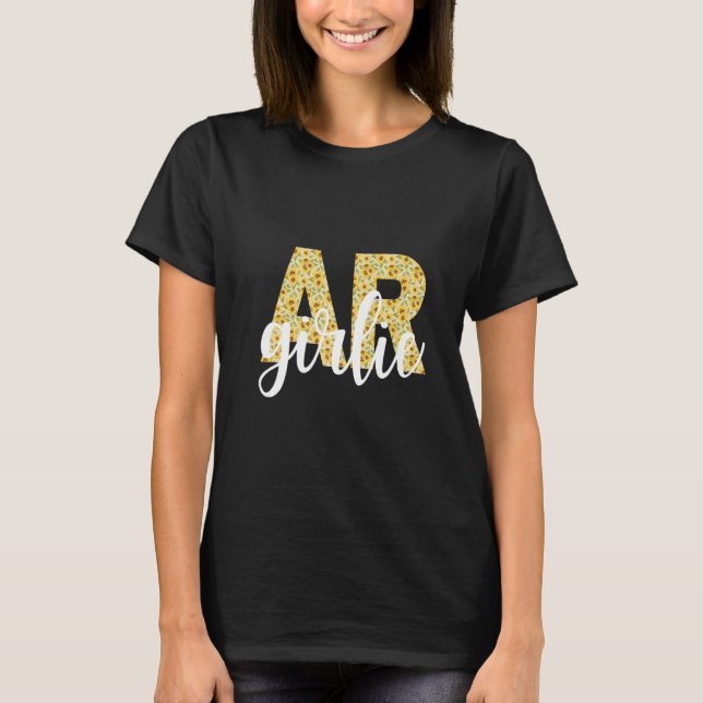 Camiseta Arkansas AR Chica El orgullo del estado simplement (Anverso)