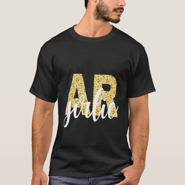 Camiseta Arkansas AR Chica El orgullo del estado simplement (Anverso)