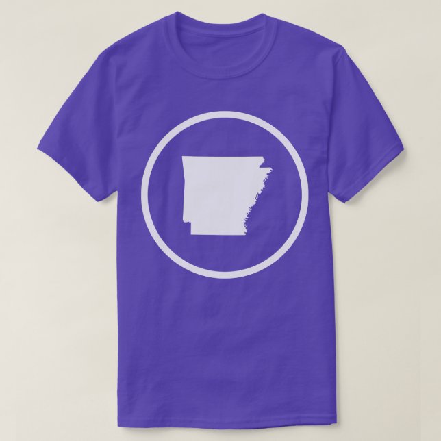Camiseta Arkansas Circle TShirt (Diseño del anverso)