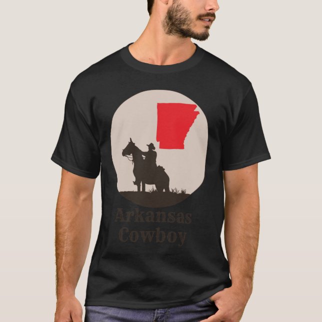 Camiseta Arkansas Cowboy sobredimensionado (Anverso)