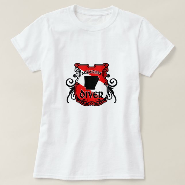Camiseta Arkansas Diver (Diseño del anverso)