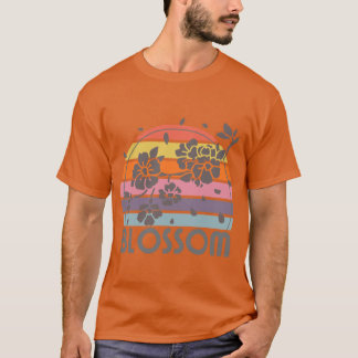 Camiseta Arkansas Estado Apple Blossom Flower Rainbow Stick