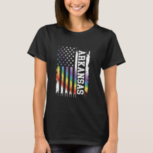 Camiseta Arkansas Estados Unidos conmocionó el arcoiris con