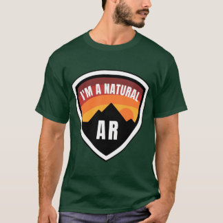Camiseta Arkansas Im a Natural Badge