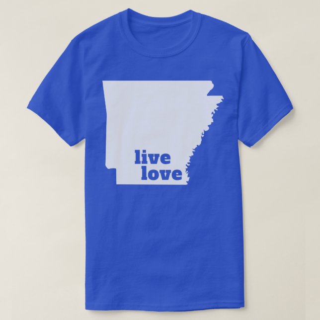 Camiseta Arkansas Live Love Arkansas (Diseño del anverso)