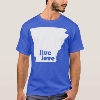 Camiseta Arkansas Live Love Arkansas