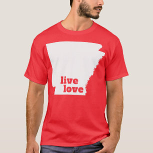 Camiseta Arkansas Live Love Arkansas