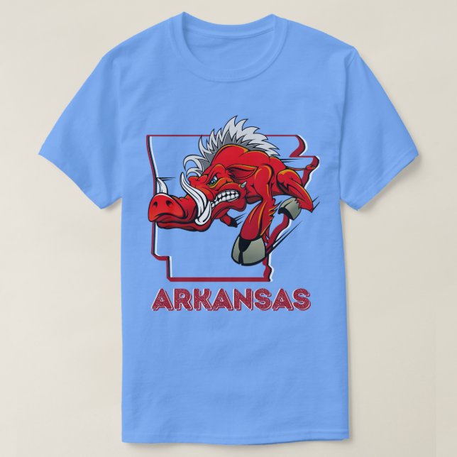 CAMISETA ARKANSAS MEAN HOG (Diseño del anverso)