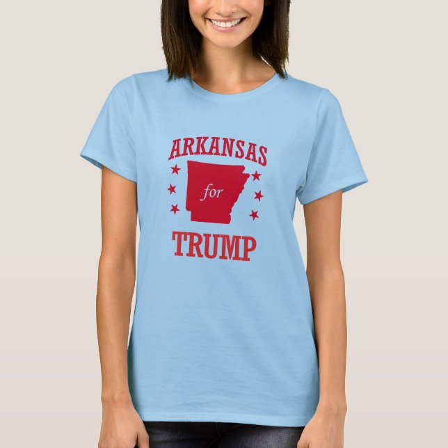 CAMISETA ARKANSAS PARA DONALD TRUMP (Anverso)