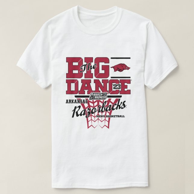 Camiseta Arkansas Razorbacks Marcha por la locura Baile de  (Diseño del anverso)
