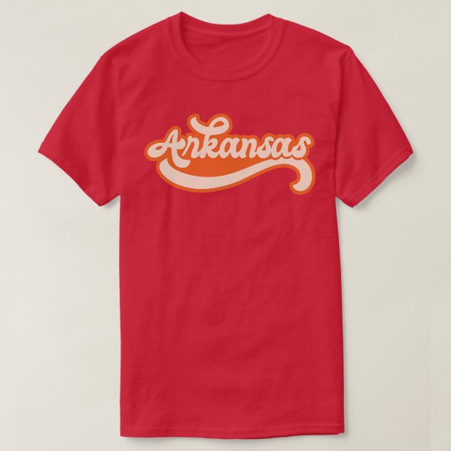 Camiseta Arkansas Retro 1 (Diseño del anverso)