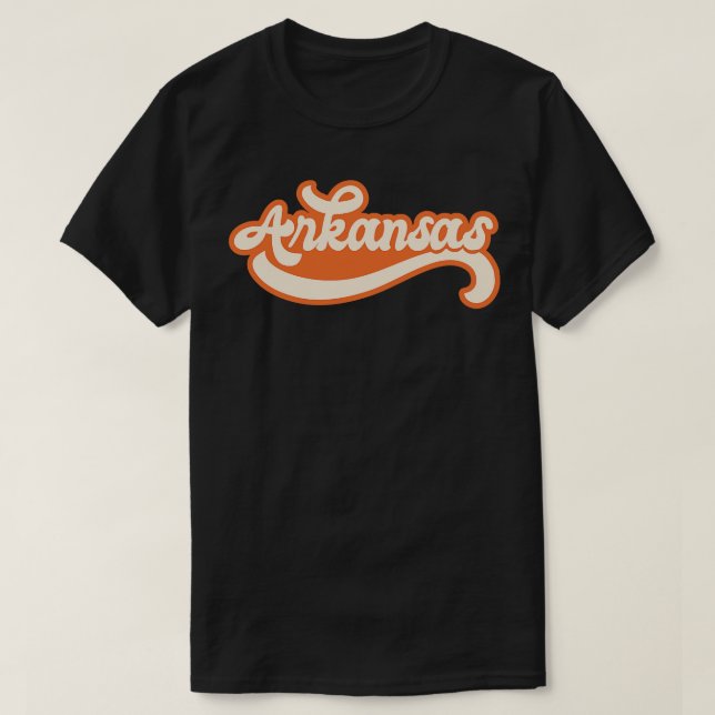 Camiseta Arkansas Retro TShirt 1 (Diseño del anverso)